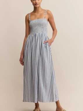 Z Supply Blue-White Striped Dress